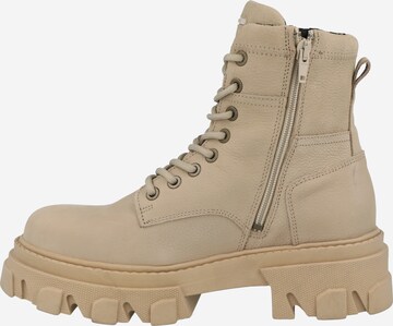 Stivaletto stringato di BULLBOXER in beige