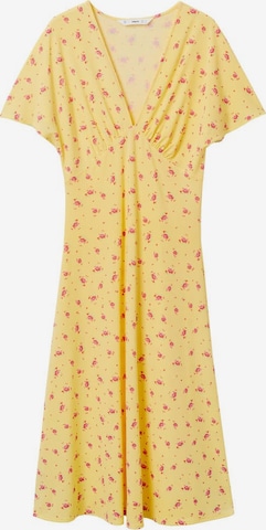 MANGO Letní šaty 'manzano' – žlutá: přední strana