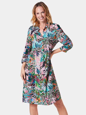 Robe Goldner en mélange de couleurs : devant