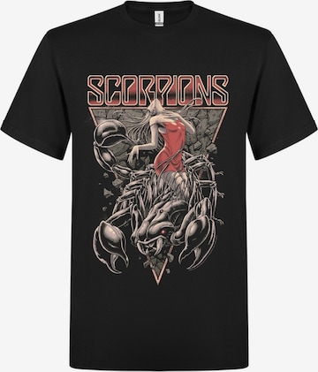 T-Shirt 'Scorpions Hurricane T-Shirt' Scorpions en noir : devant