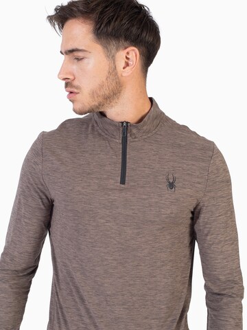 Sweat de sport Spyder en marron