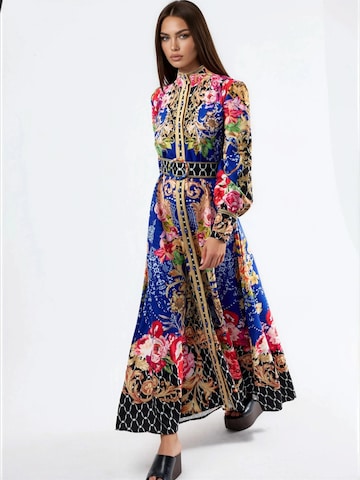 MSN Collection Maxi Kleid in Blau