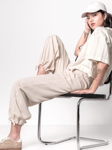 trueStory Wide leg Pants 'FJELLA' in Beige