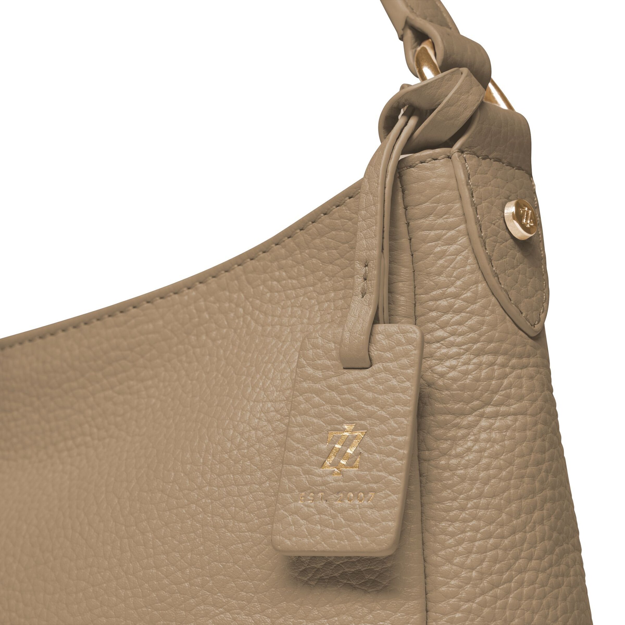 Borsa a spalla 'Bologna' di Lazarotti in beige