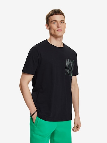 T-Shirt ESPRIT en noir : devant