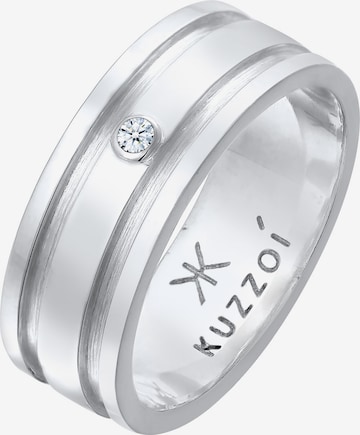 KUZZOI Ring in Zilver: voorkant