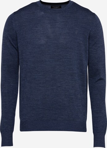 Bruun & Stengade Sweater 'Jupiter' in Blue: front