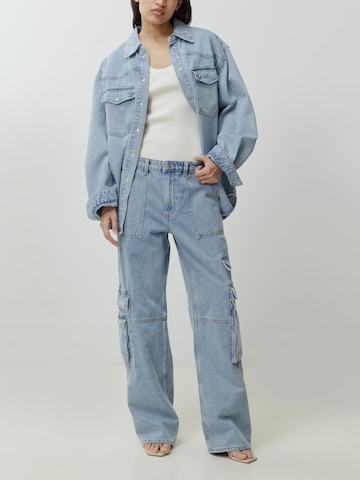 EDITED Regular Cargo Pants 'Fili' in Blue