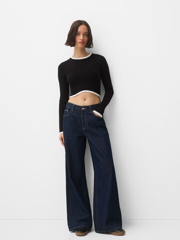 Pull-over Bershka en noir