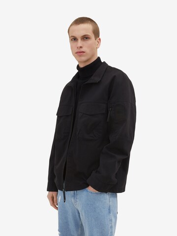 TOM TAILOR DENIM Between-season jacket in Black