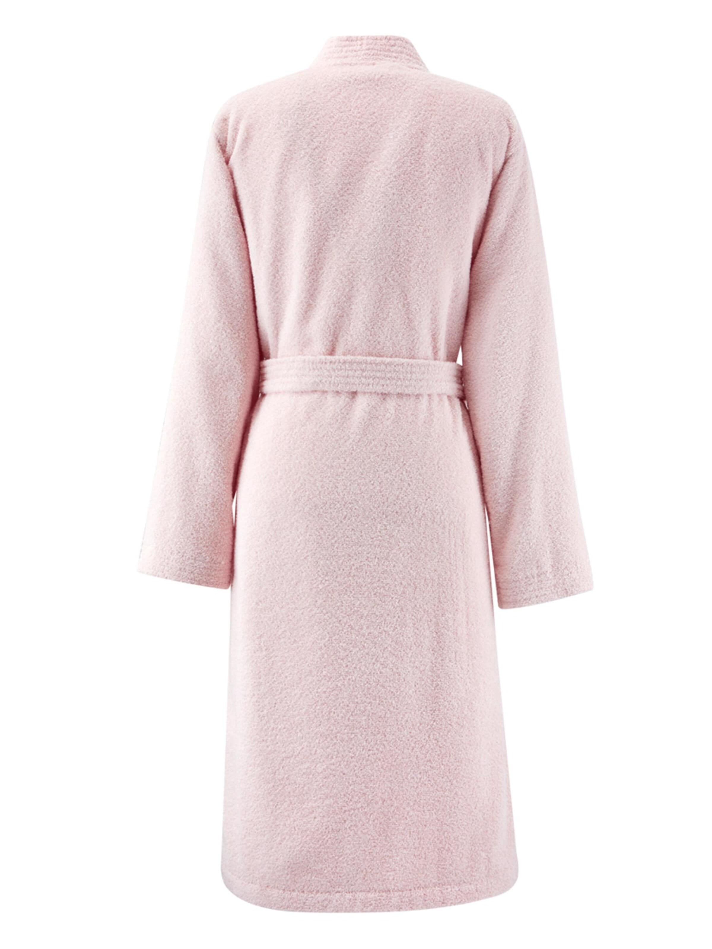 LACOSTE Bademantel lang 'LLECROCO'‌‌‌‌ in Pink
