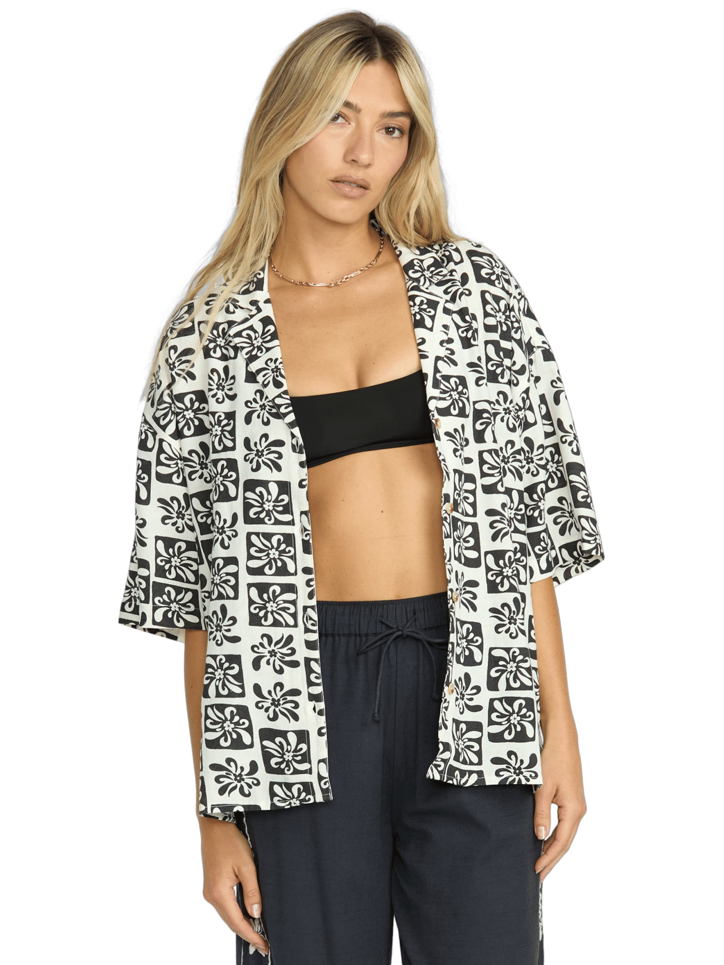 BILLABONG Shirt 'My Milkshake' in Zwart: voorkant