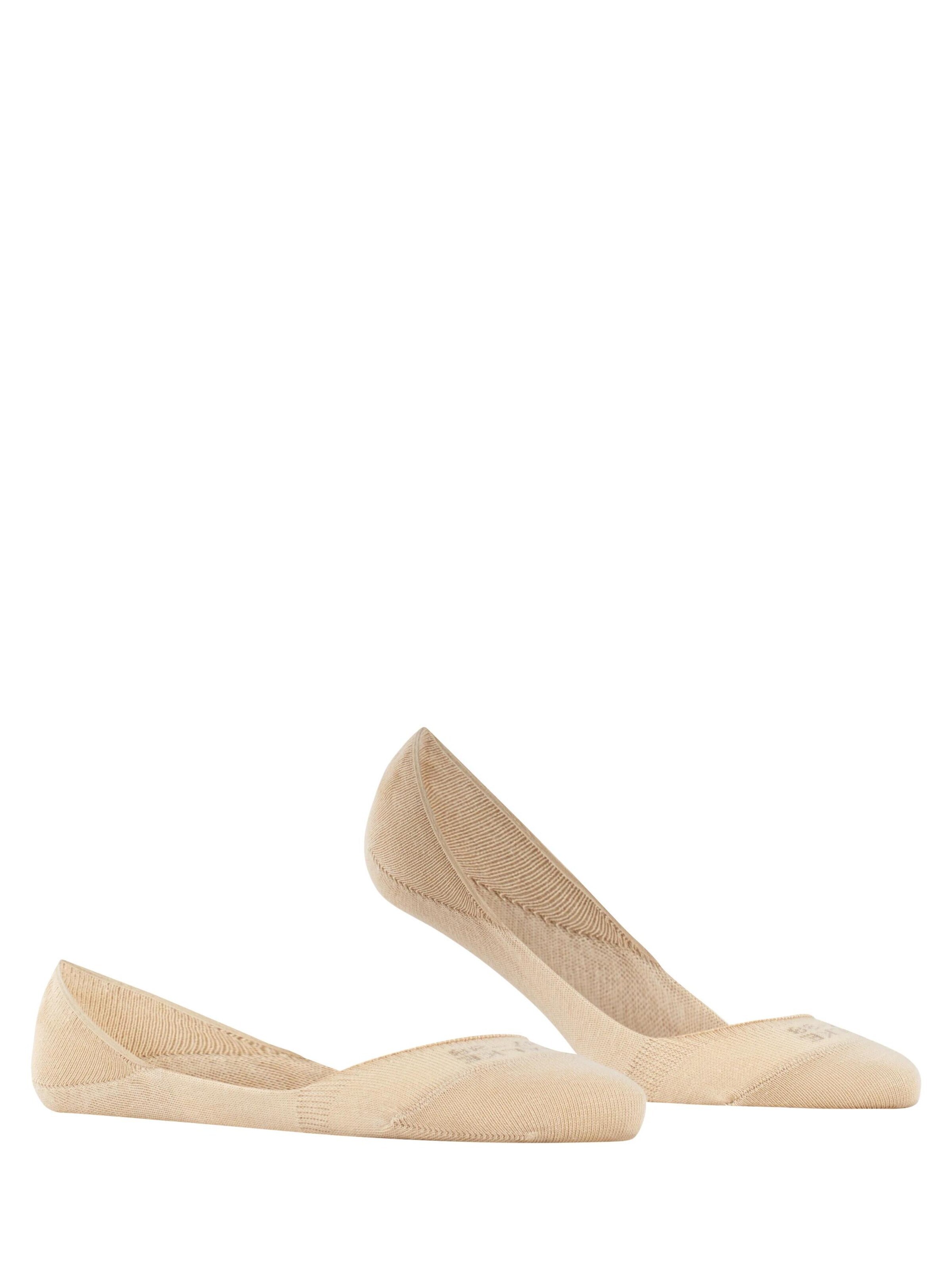 FALKE Ankle Socks 'Step Medium Cut Box' in Beige