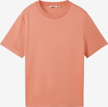 TOM TAILOR DENIM T-Shirt in Orange: Vorderseite