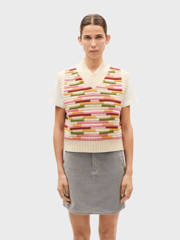 Pull-over 'Mica' Thinking MU en blanc : devant