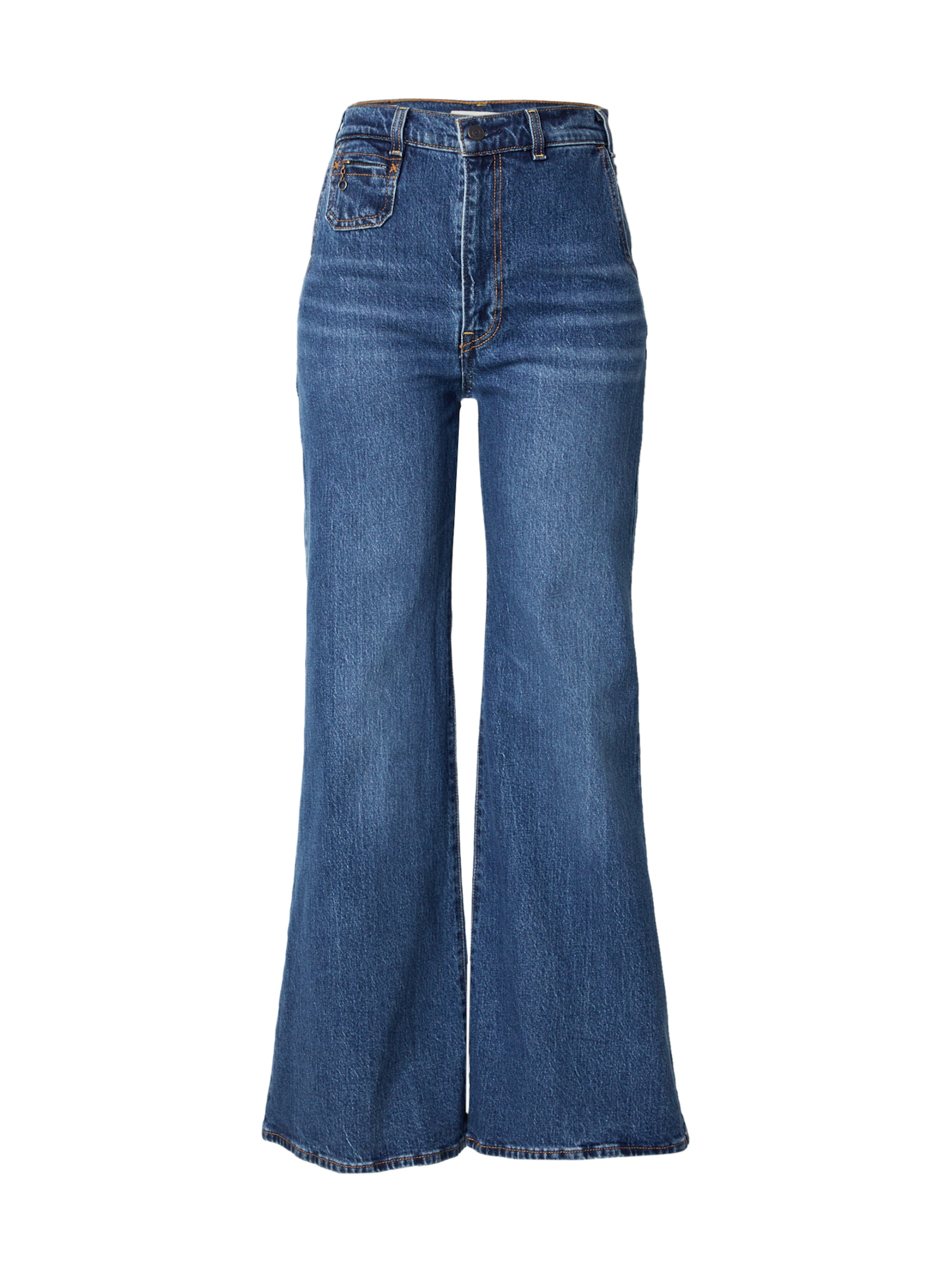 LEVI'S ® Flared Jeans 'Ribcage Bell' in Blau: Vorderseite