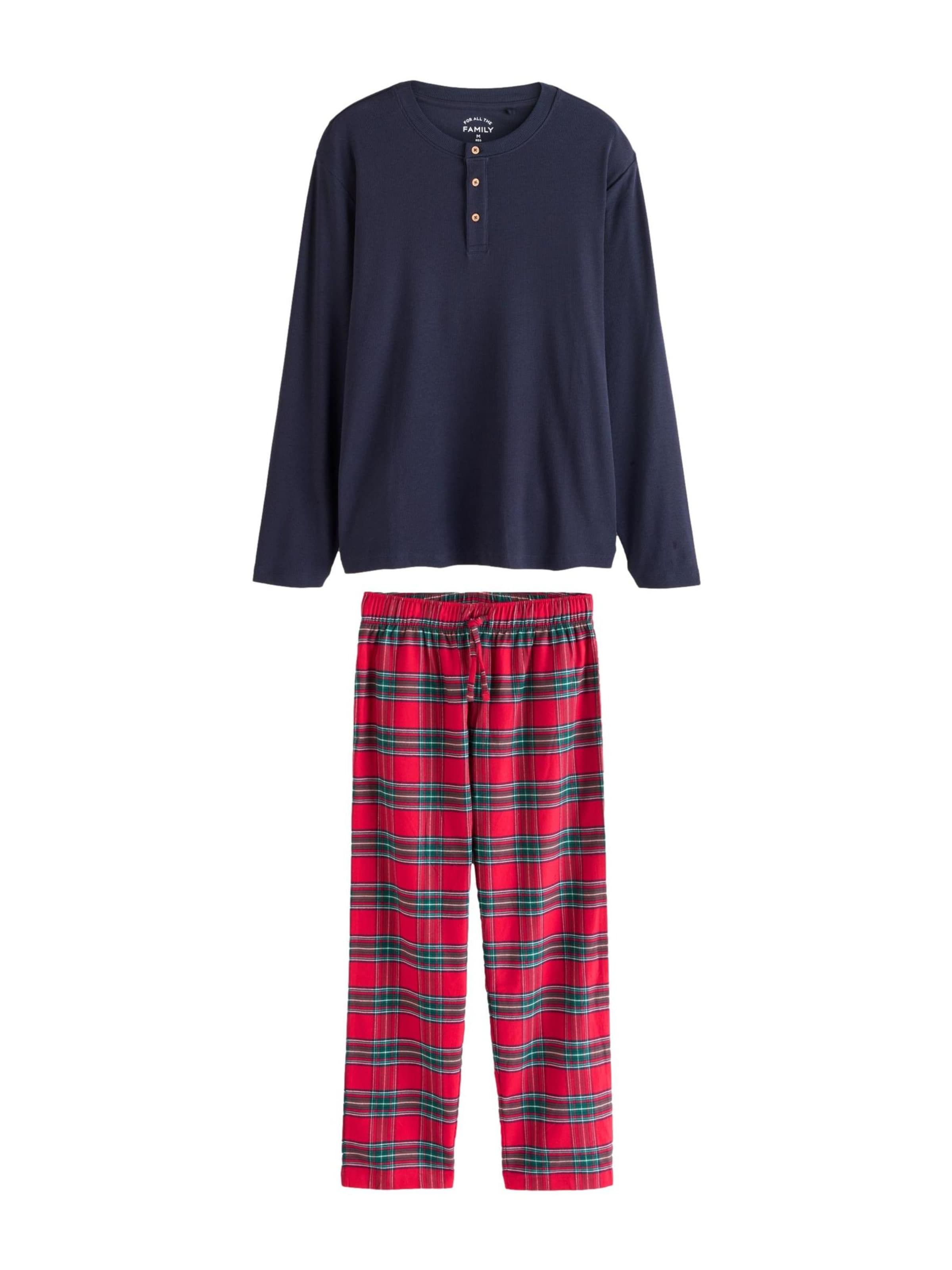 Next Dlhé pyžamo - Modrá: predná strana