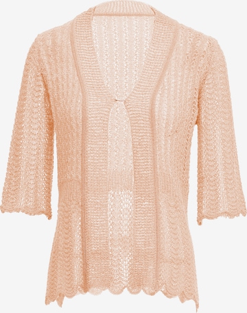 Cardigan CELOCIA en rose : devant