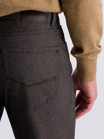 PIERRE CARDIN Tapered Chino Pants in Brown