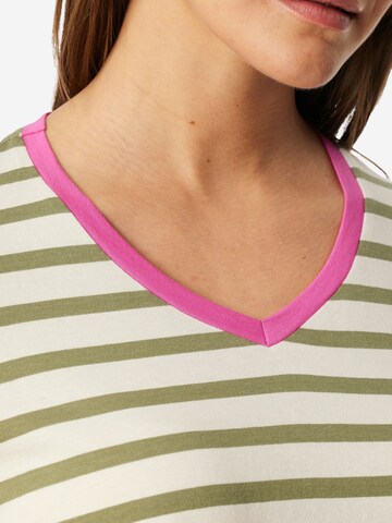 SCHIESSER Pajama ' Casual Essentials ' in Green