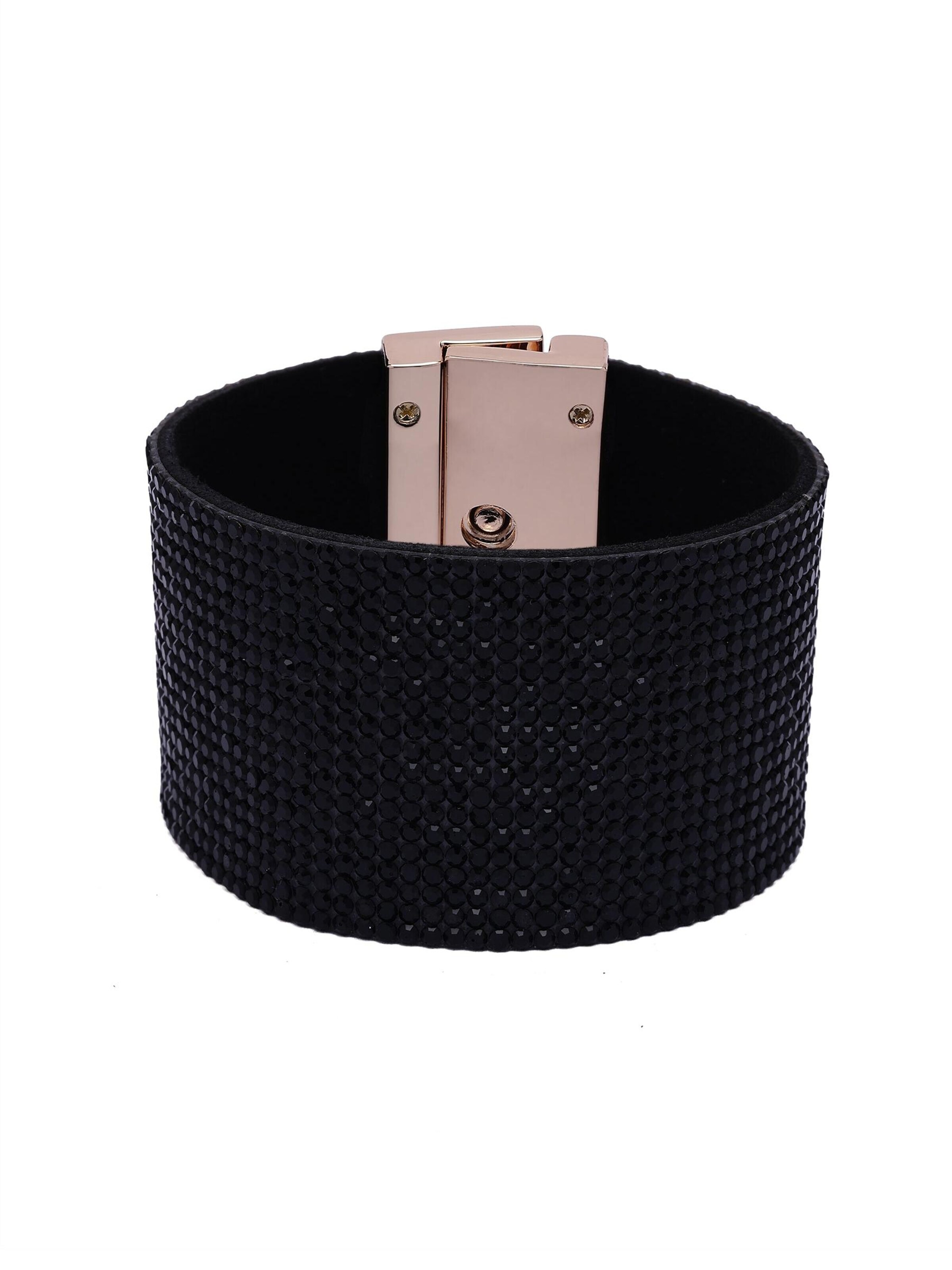 AVANT-GARDE PARIS Bracelet 'Diva' in Black: front