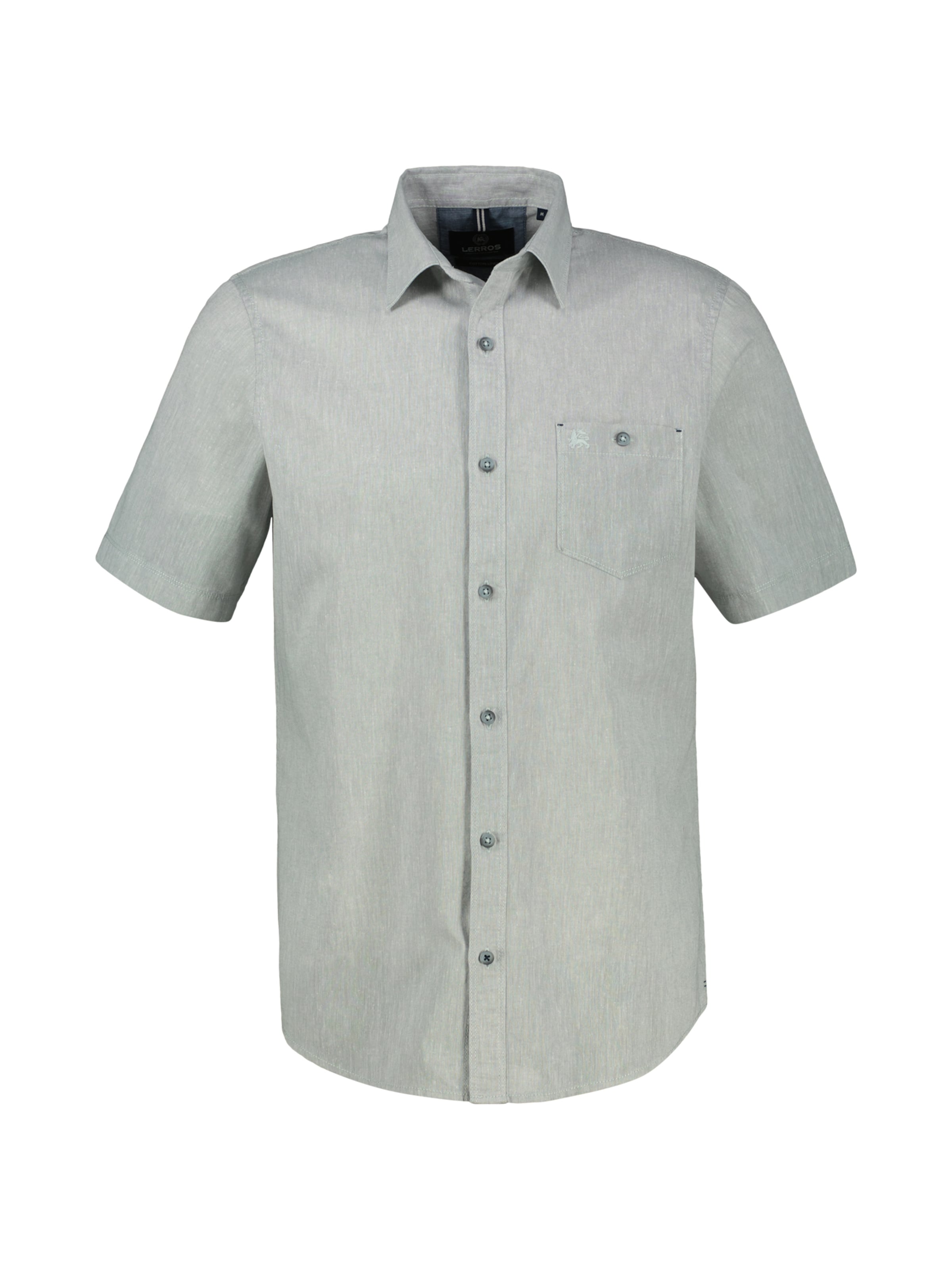 LERROS Regular fit Overhemd in Grijs: voorkant