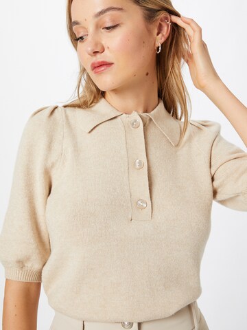 Pull-over 'NONINA' b.young en beige