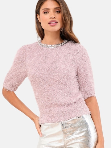 Lipsy Shirt in Pink: front
