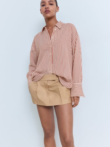MANGO Blouse 'SAL' in Oranje: voorkant