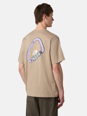 THE NORTH FACE Футболка 'Explore Carabiner' в Бежевый