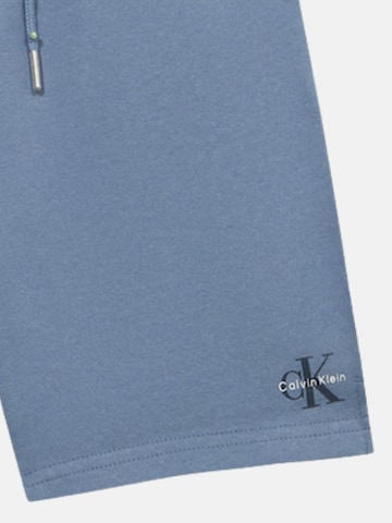 Set 'CALVIN KLEIN  JEANS kids 2PC KNIT SHORT SET Completi' di Calvin Klein Kids in blu