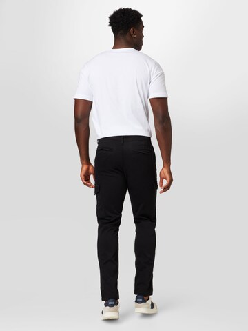 JACK & JONES Regular Cargobyxa 'OLLIE BOWIE' i svart