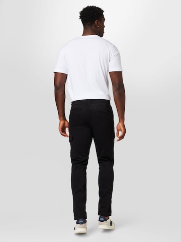 JACK & JONES Regular Cargo Pants 'OLLIE BOWIE' in Black