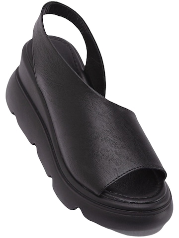 Limoya - Sandalias 'Lima' en negro: frente