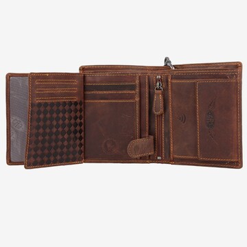 GREENBURRY Wallet 'Racing Collection' in Brown