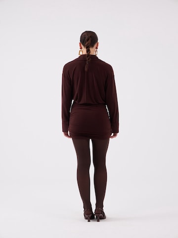 HOLLY LOLLY Kleid in Braun