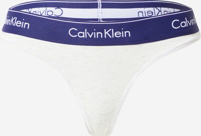 Calvin Klein Underwear Стринг в виолетов / бял меланж, Преглед на продукта