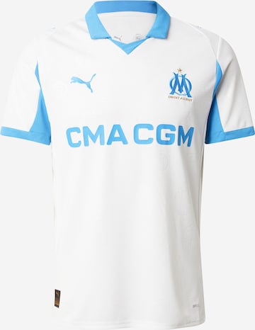 balts PUMA Sporta krekls 'Olympique de Marseille 25/26': no priekšpuses