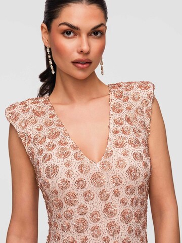 Ombre Evening dress in Beige