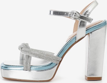 CAFè NOIR Pumps in Silver: front