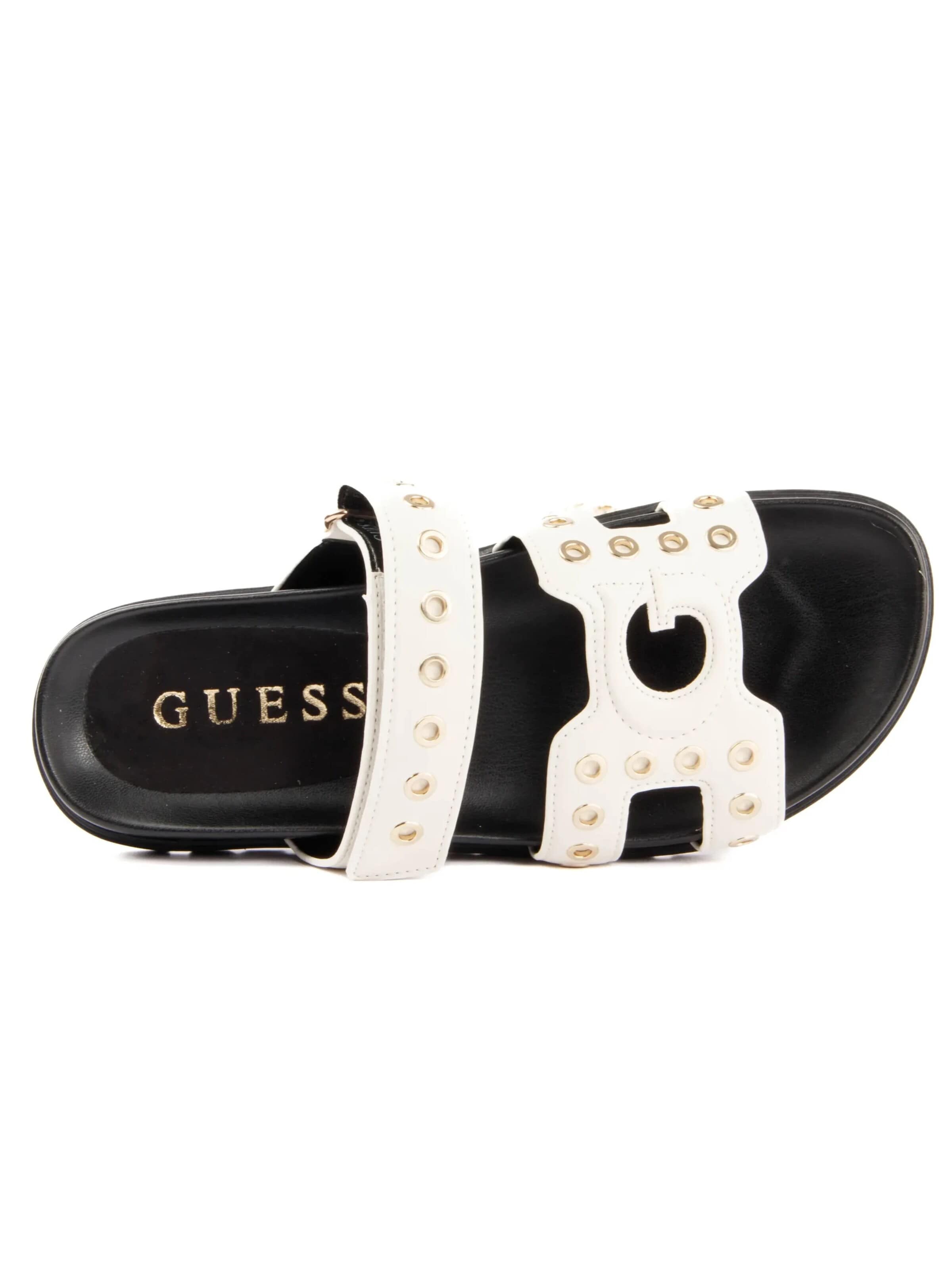 GUESS - Zapatos abiertos 'Signature' en blanco