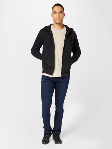 Calvin Klein Jeans - Sudadera con cremallera en negro
