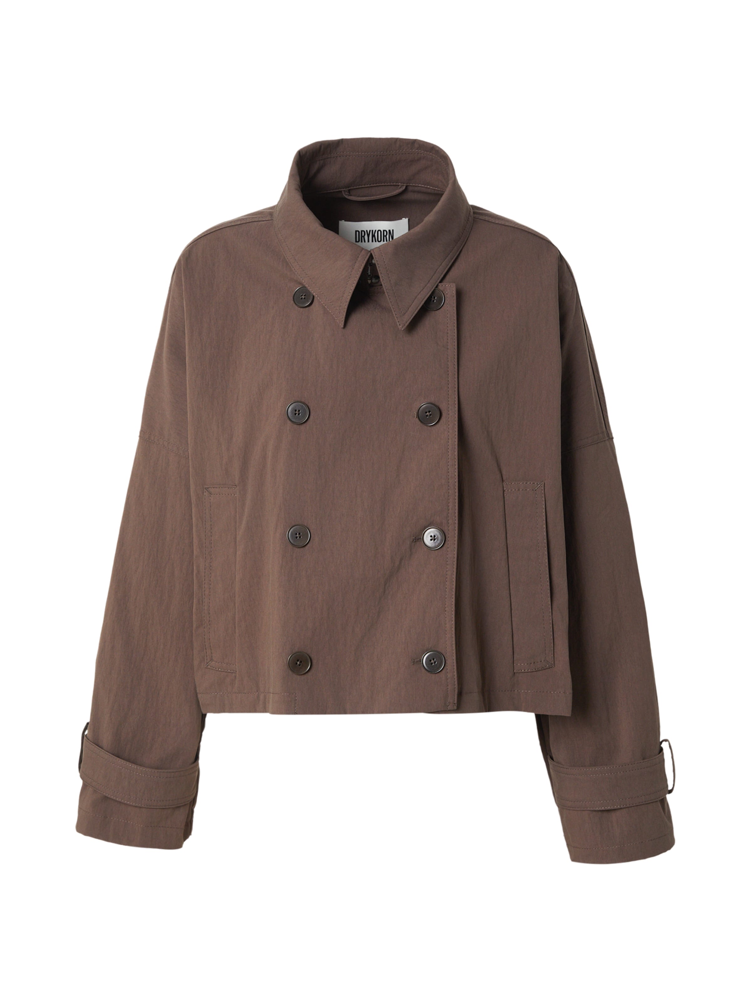 DRYKORN - Chaqueta de entretiempo 'HELSBY 10' en marrón: frente