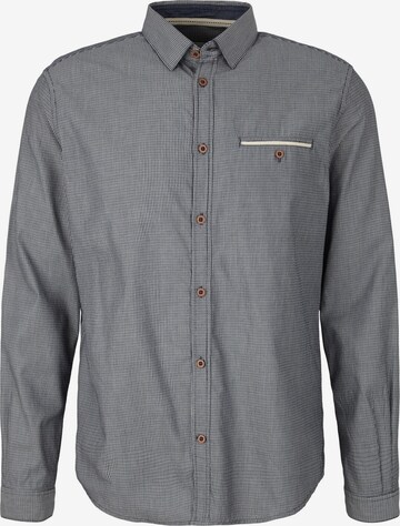 Regular fit Camicia di TOM TAILOR in grigio: frontale