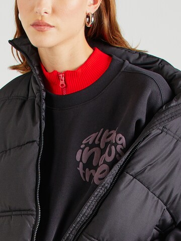 ALPHA INDUSTRIES Sweatshirt in Black