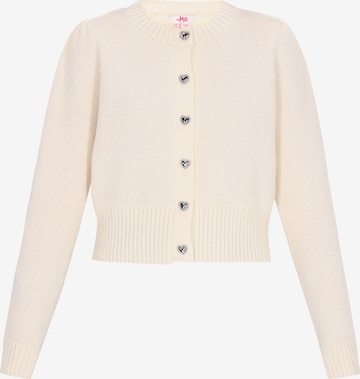 Cardigan 'Young Fashion' MYMO en blanc : devant