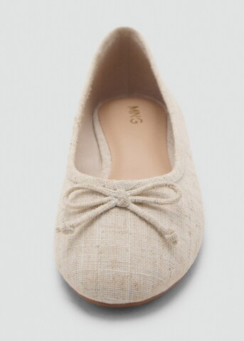 MANGO KIDS Ballet Flats 'Annie' in Beige