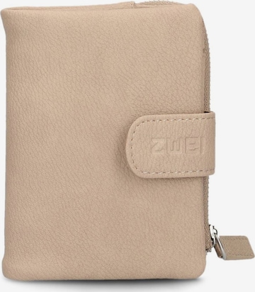 ZWEI Portemonnaie 'Mademoiselle' in Beige: Vorderseite