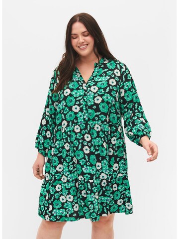 Zizzi Tunic 'Pauletta' in Green: front