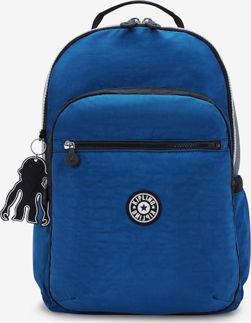 KIPLINGRuksak 'Seoul Lap' - plava boja: prednji dio